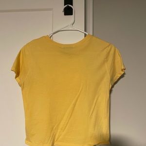 LA Hearts; size Small; yellow